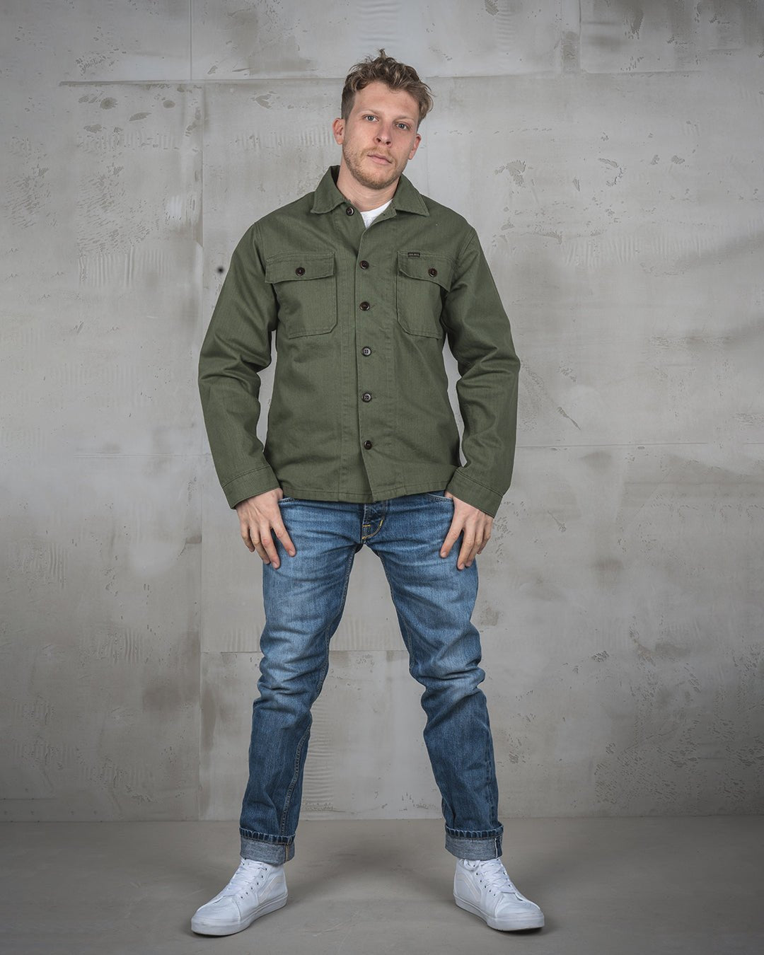 Pike Brothers1962 OG - 107 Shirt OliveJacketsBritish Parts Lucerne