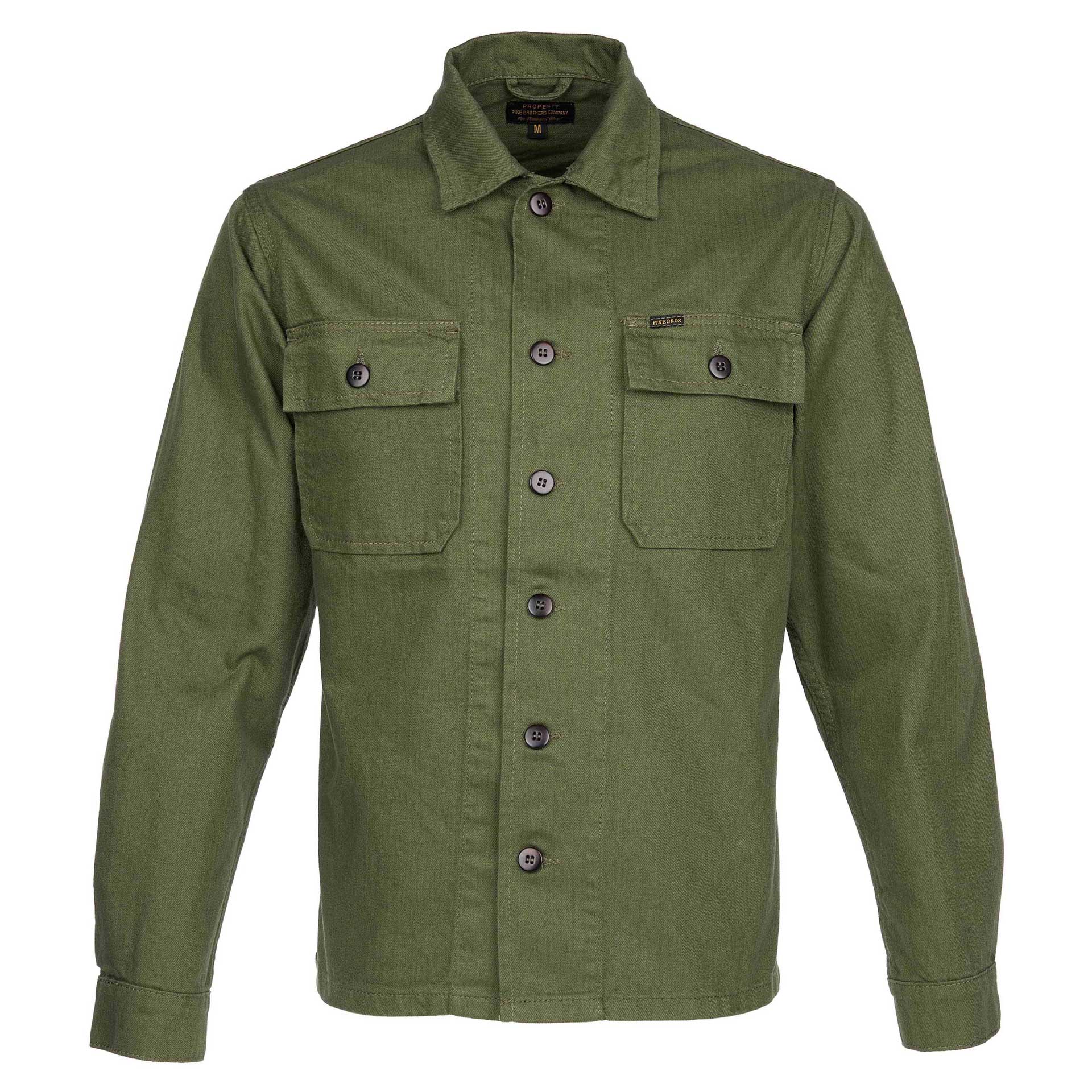 Pike Brothers1962 OG - 107 Shirt OliveJacketsBritish Parts Lucerne