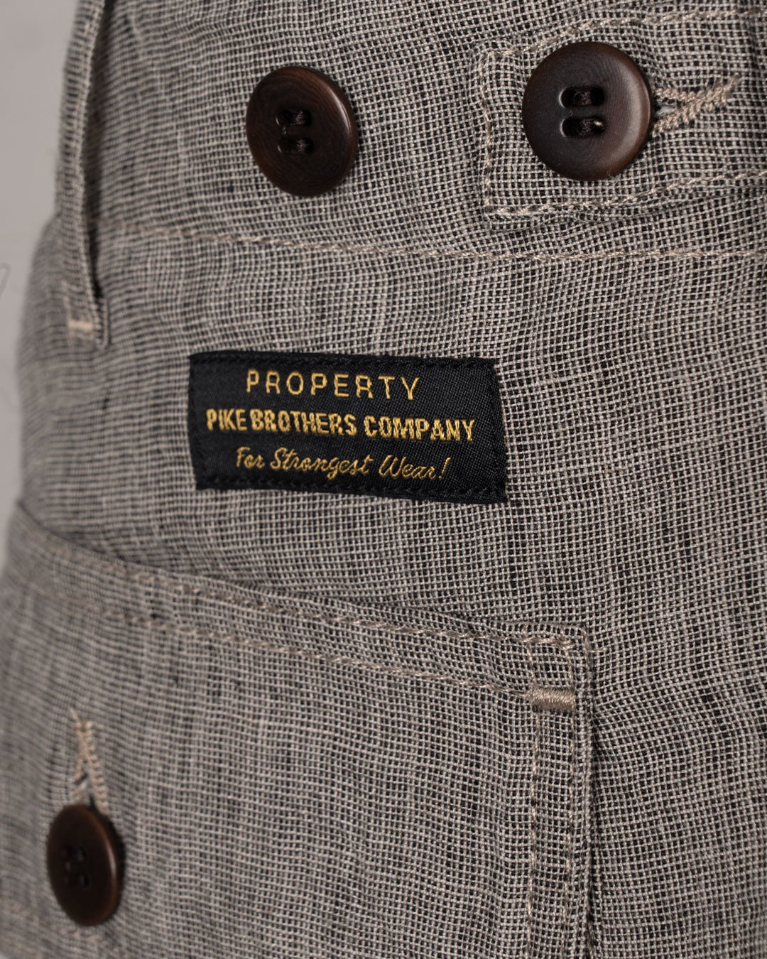 Pike Brothers1962 OG - 107 Short Sherkin GreyPantsBritish Parts Lucerne