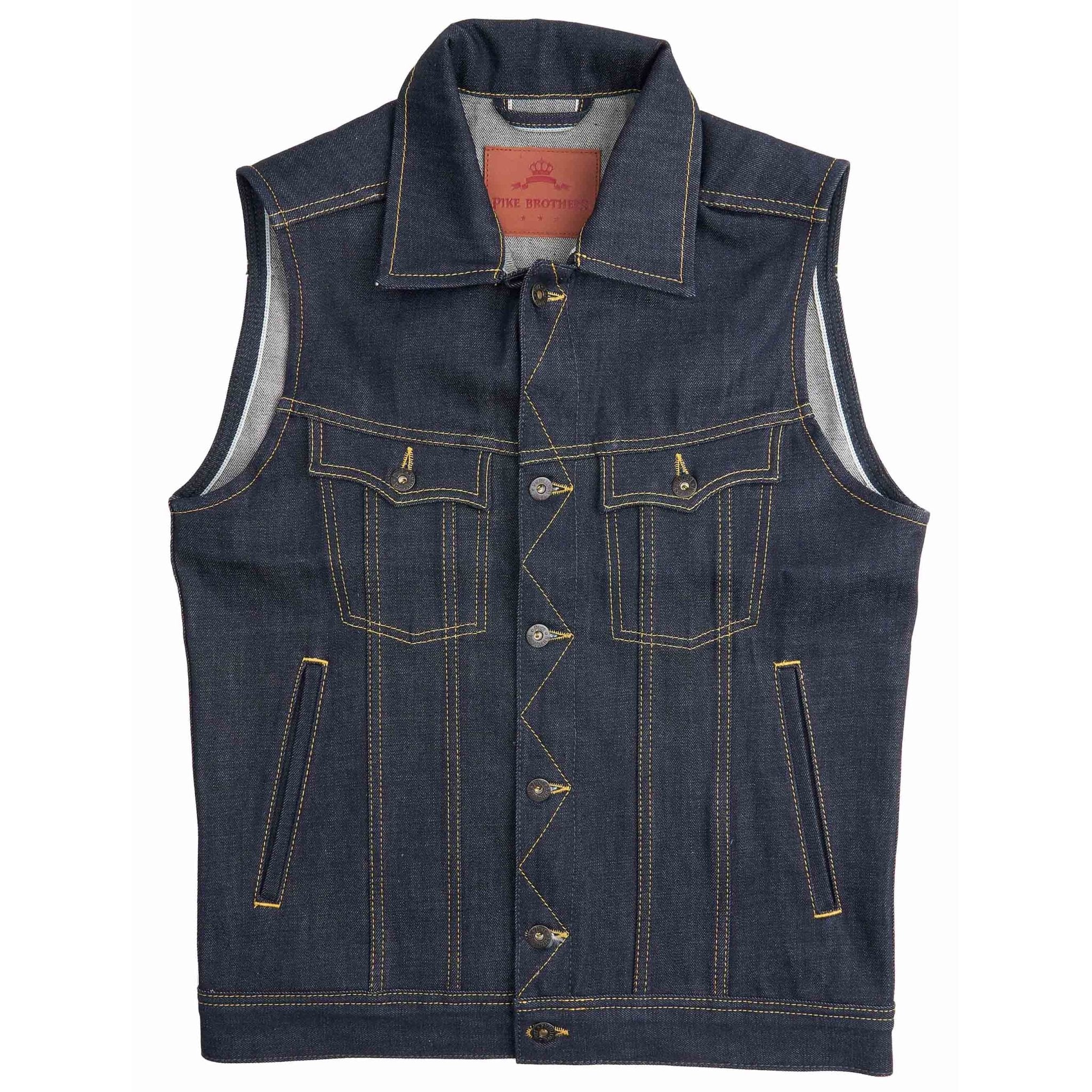 Pike Brothers1963 Roamer Vest 11oz MetalVestBritish Parts Lucerne