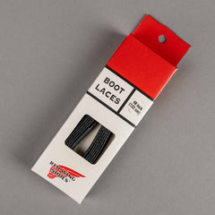 Red Wing Shoes122cm Shoelace Flat Waxed black (6 - 7 pairs of eyelets)British Parts Lucerne