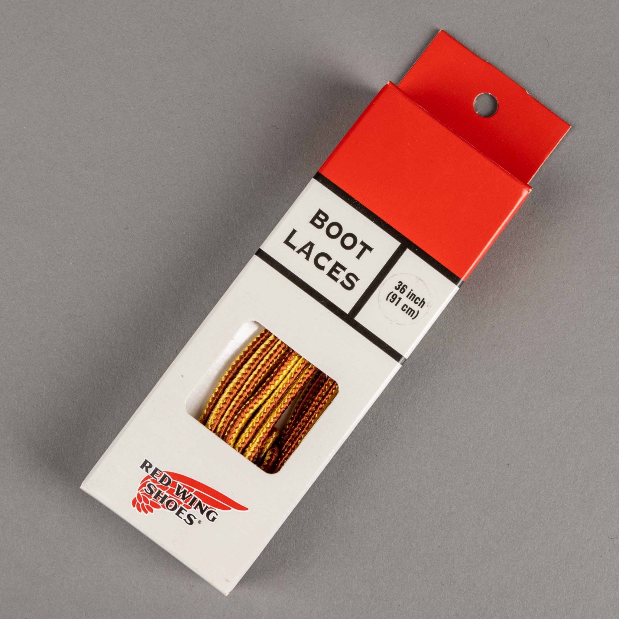 Red Wing Shoes 91cm Taslan Shoelaces gold/light brown (3 - 5 pairs of eyelets) British Parts Luzern