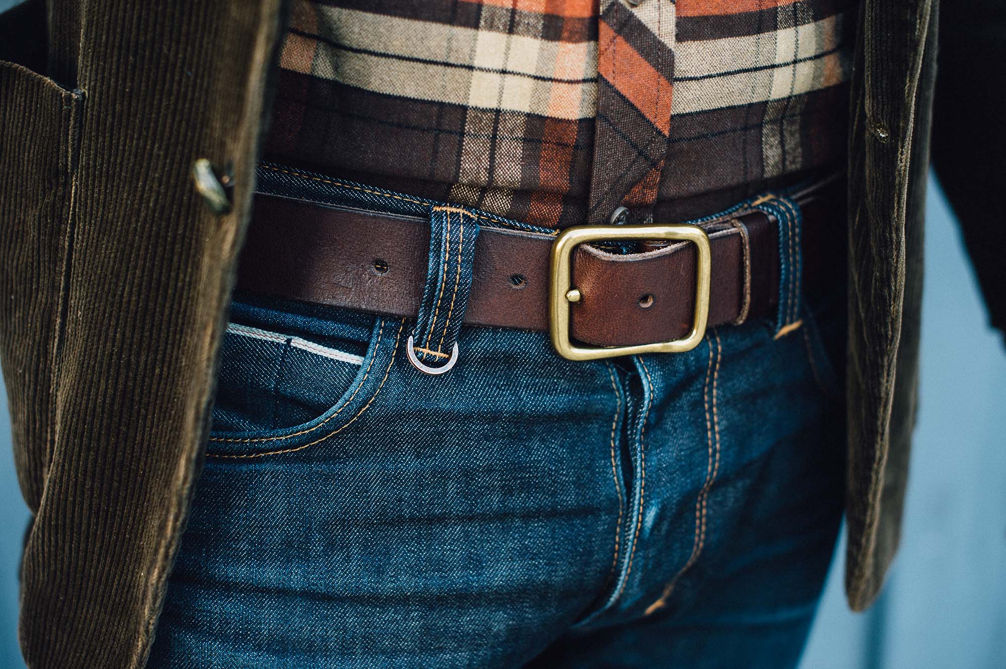 Red Wing ShoesAmber Pioneer leather beltBeltBritish Parts Lucerne