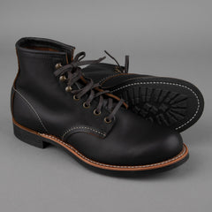 Red Wing ShoesBlacksmith 3345 Black Prairie LeatherShoesBritish Parts Lucerne