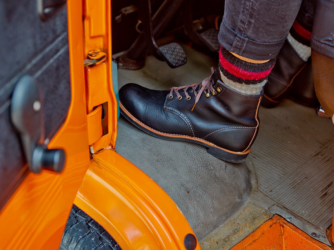 Red Wing ShoesBlacksmith 3345 Black Prairie LeatherShoesBritish Parts Lucerne