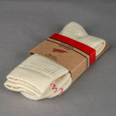 Red Wing ShoesFull crew socks made of merino wool creamSocksBritish Parts Lucerne