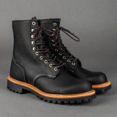 Red Wing ShoesLogger 4501 Black Oil Slick Leather Men's ShoesShoesBritish Parts Lucerne