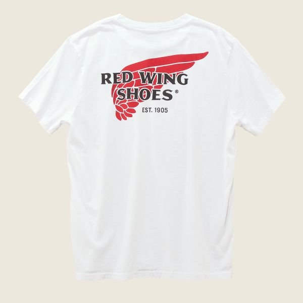 Red Wing ShoesLogo T-Shirt whiteT-ShirtBritish Parts Lucerne
