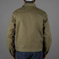 Rogue TerritoryCruiser Jacket Dry Wax Canvas OliveJacketsBritish Parts Lucerne