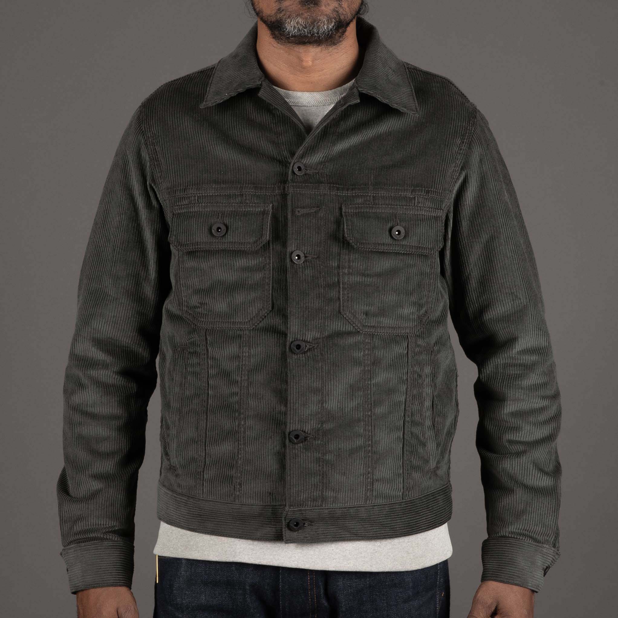 Rogue TerritoryCruiser Jacket Grey CordJacketsBritish Parts Lucerne