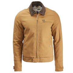 RokkerCanvas Jacket Tobacco BrownMotorcycle JacketBritish Parts Lucerne