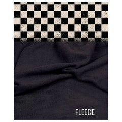 RokkerFleece Smocking Check BlackBritish Parts Lucerne