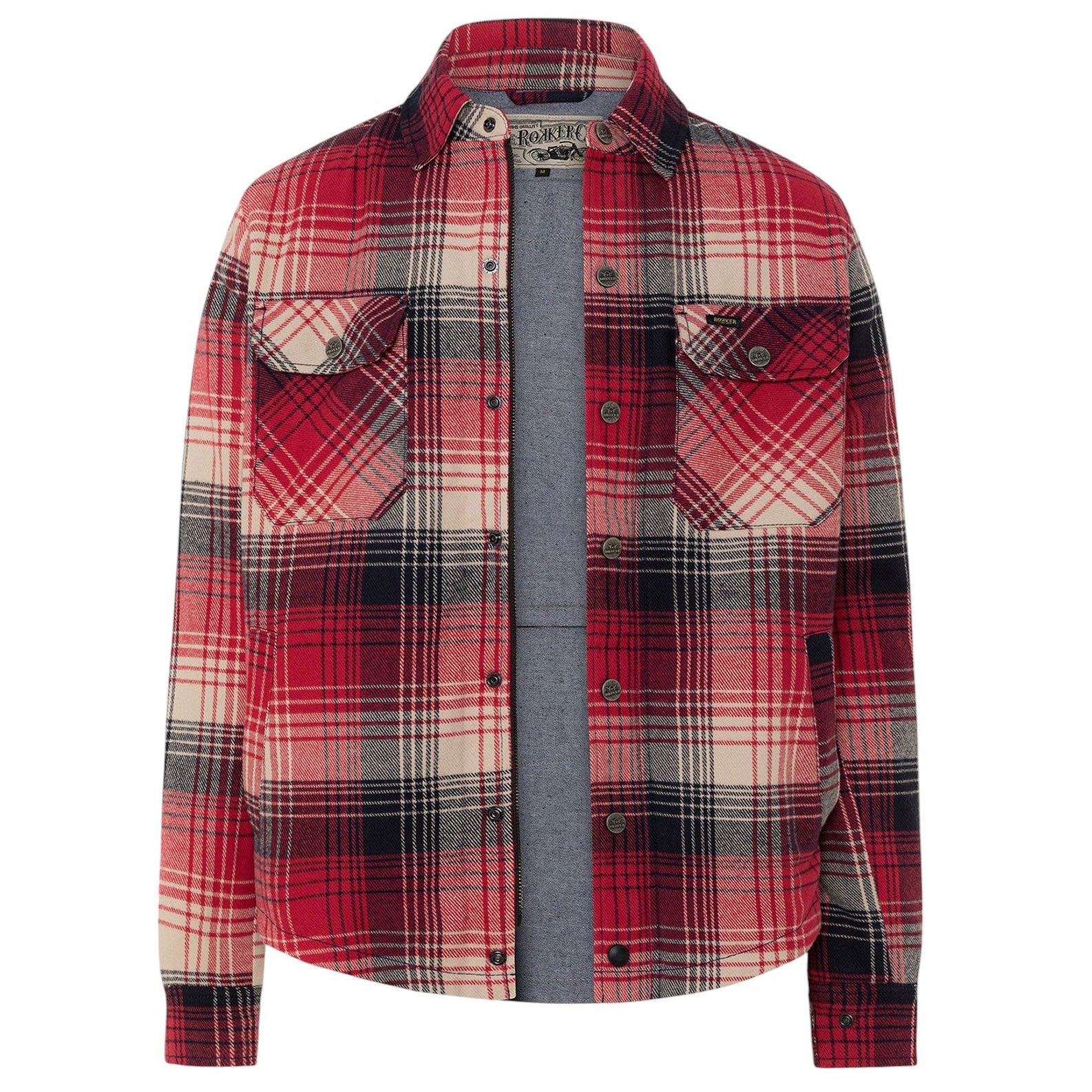 RokkerHouston Rider Shirt RedMotorcycle JacketBritish Parts Lucerne