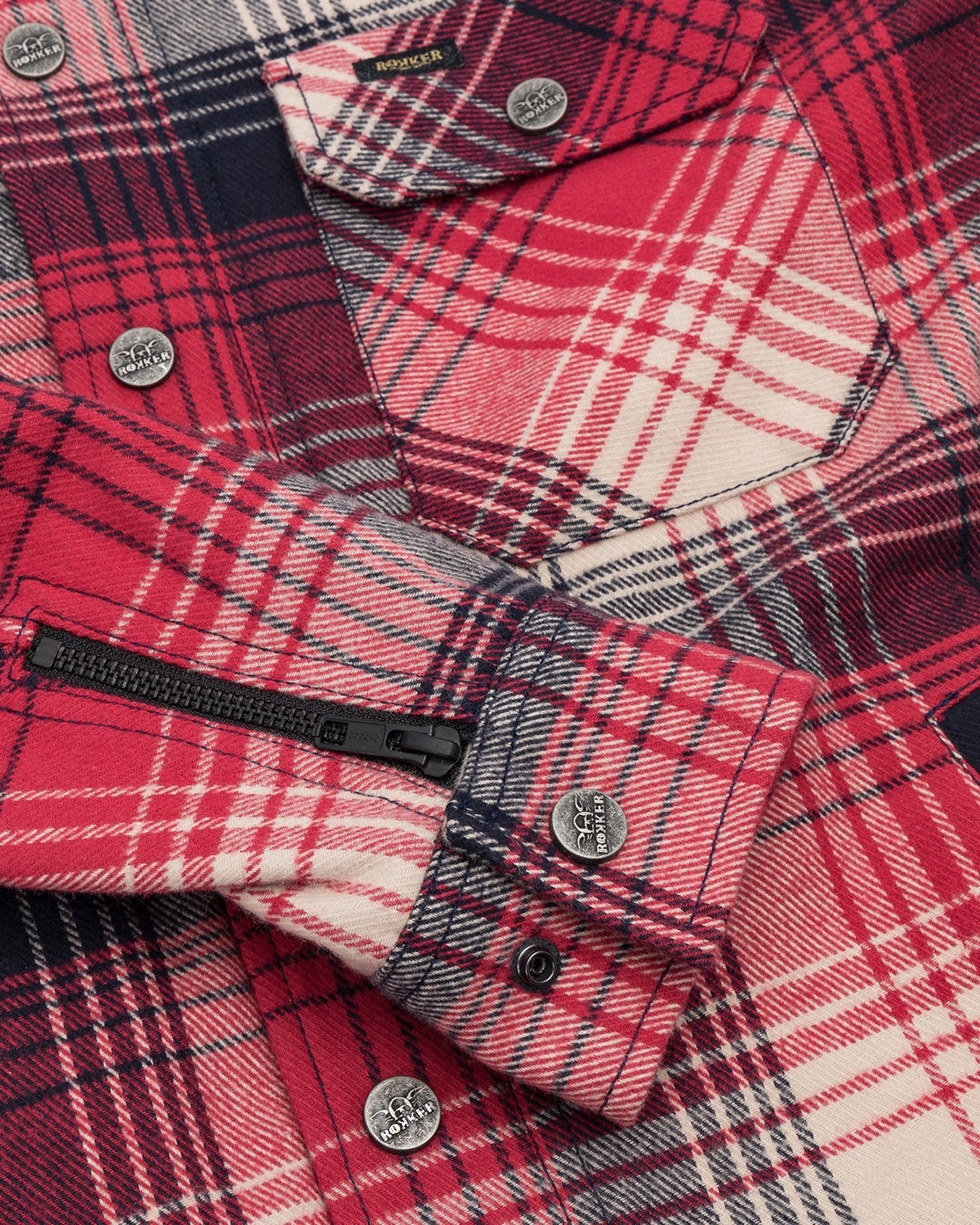 RokkerHouston Rider Shirt RedMotorcycle JacketBritish Parts Lucerne