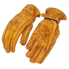 RokkerMcAllen motorcycle gloves natural yellowGlovesBritish Parts Lucerne