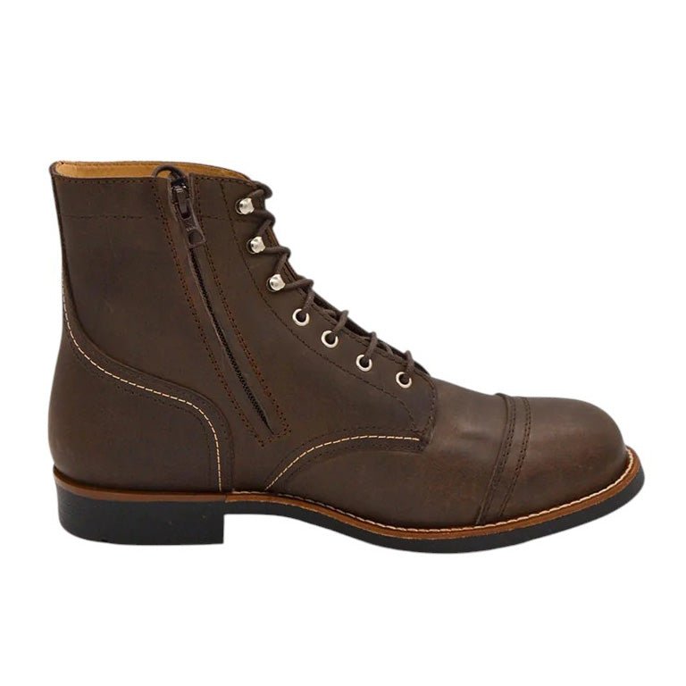 RokkerMoto Ranger motorcycle boots brownMotorcycle bootsBritish Parts Lucerne