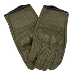 RokkerTucson motorcycle gloves perforated oliveGlovesBritish Parts Lucerne