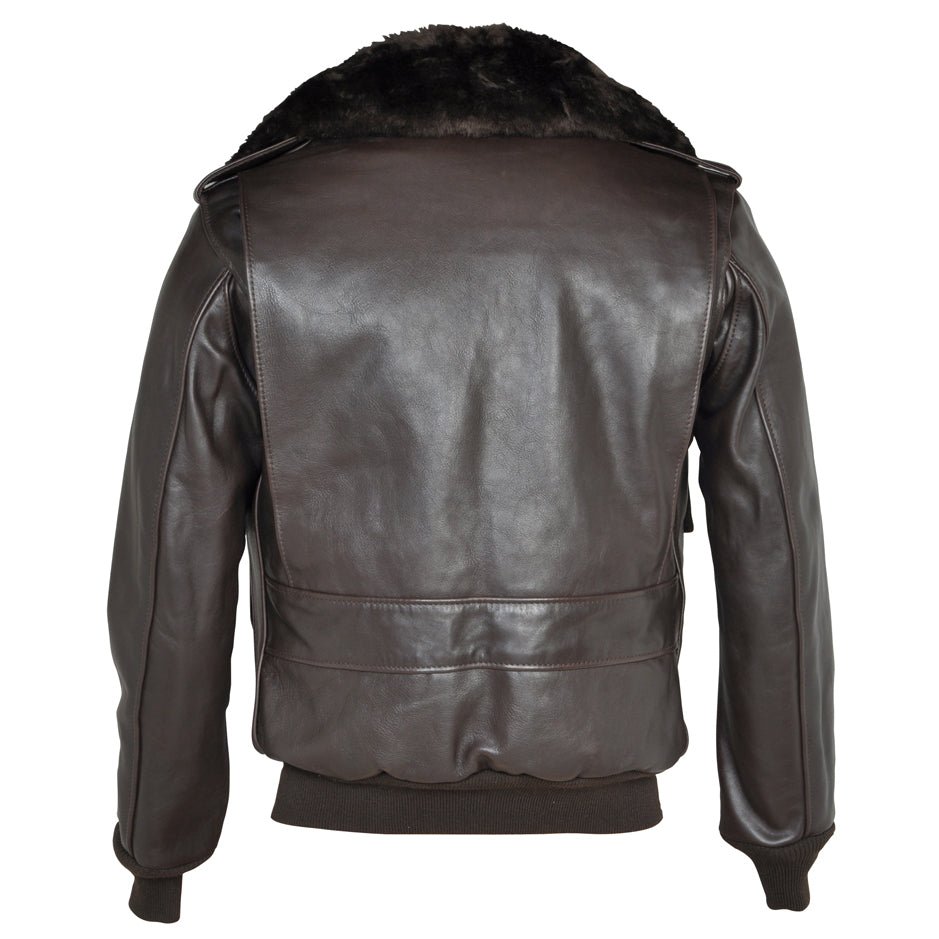 Schott NYCA - 2 Flieger leather jacket dark brownLeather jacketBritish Parts Lucerne