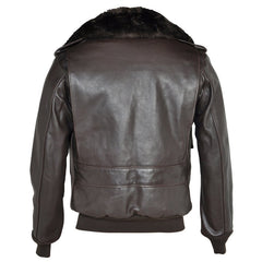 Schott NYCA - 2 Flieger leather jacket dark brownLeather jacketBritish Parts Lucerne