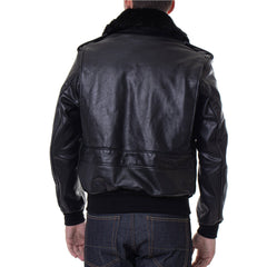 Schott NYCA - 2 Flieger leather jacket blackLeather jacketBritish Parts Lucerne