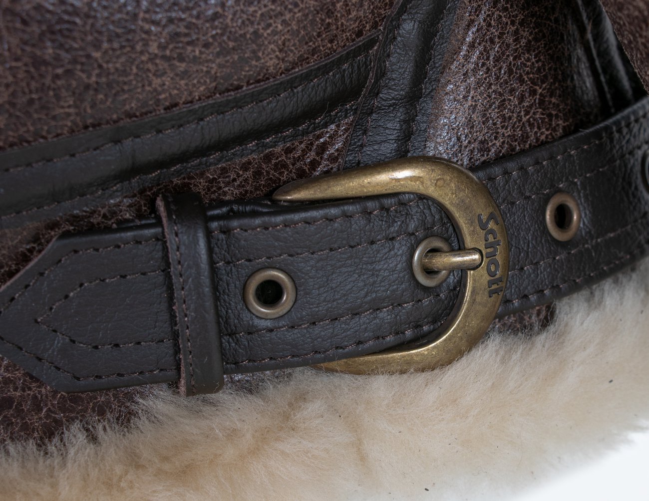 Schott NYCB - 3 Bomber leather jacket brownLeather jacketBritish Parts Luzern