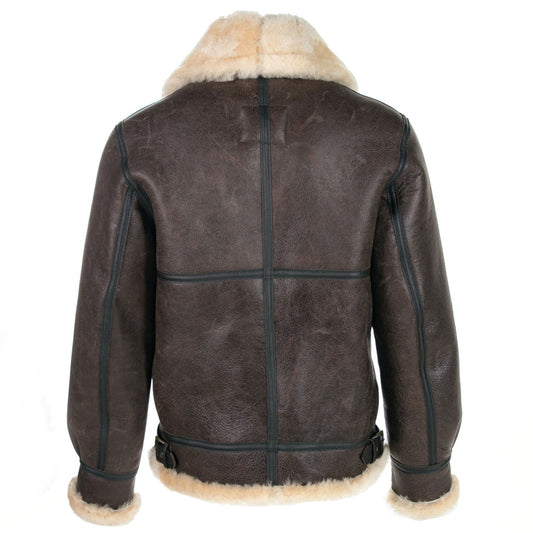 Schott NYCB - 3 Bomber leather jacket brownLeather jacketBritish Parts Luzern