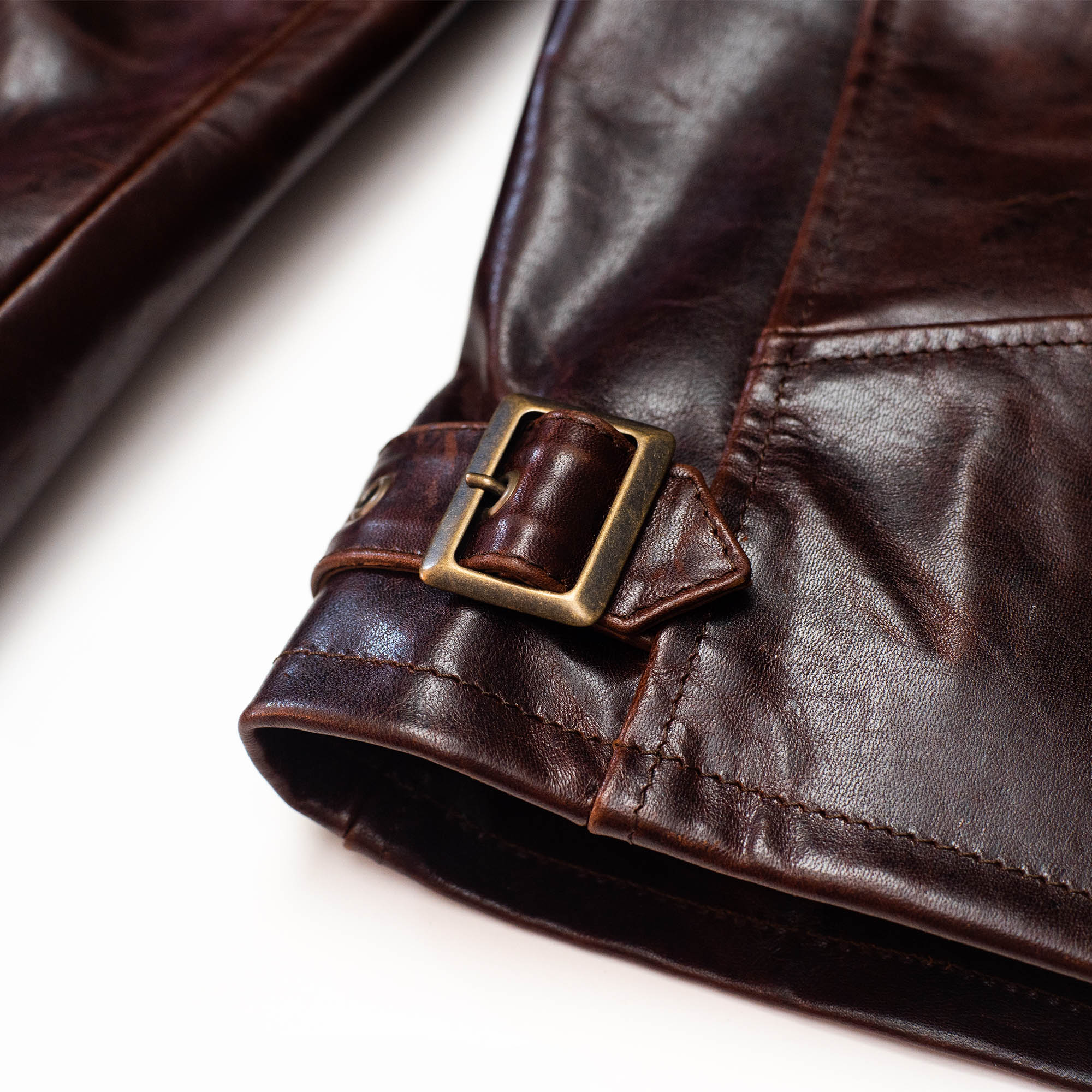 Shangri - La HeritageVarenne Horse Hide Leather Jacket WhiskeyJacketsBritish Parts Lucerne