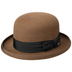 StetsonBowler hat made of hair felt in brownHatBritish Parts Lucerne