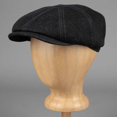 StetsonHatteras Denim slider cap in blackCapBritish Parts Lucerne