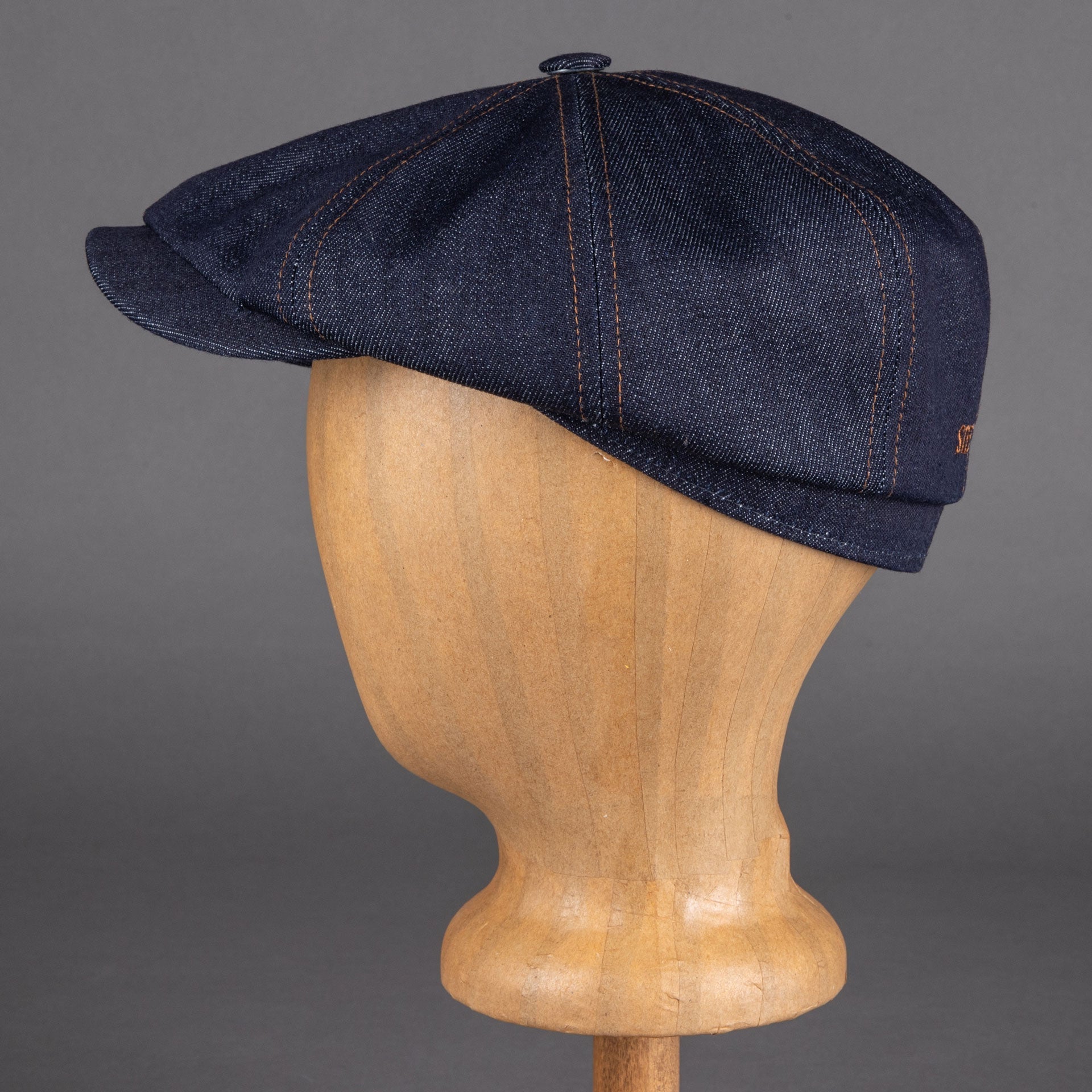StetsonHatteras Denim Sustainable slider cap Dark DenimCapBritish Parts Lucerne