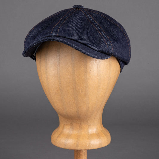 StetsonHatteras Denim Sustainable slider cap Dark DenimCapBritish Parts Lucerne