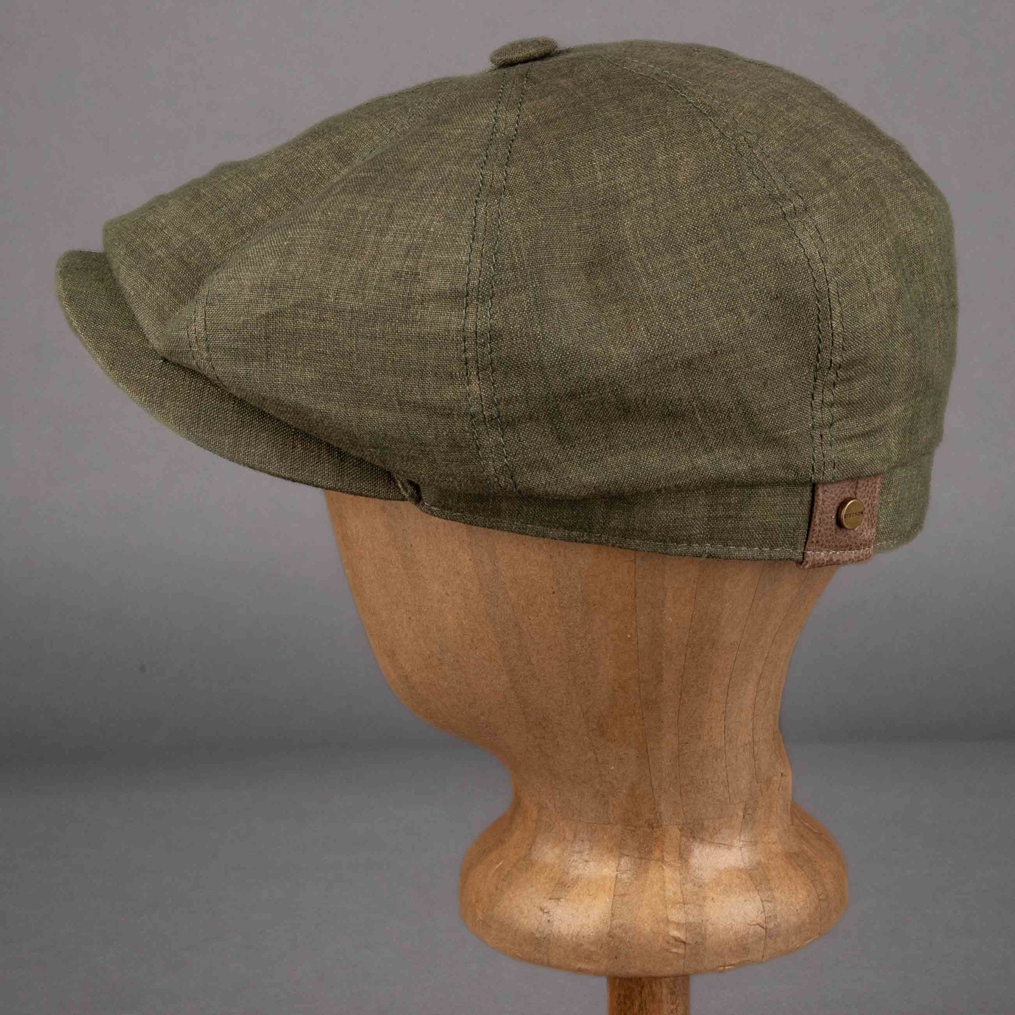 StetsonHatteras linen slider cap oliveCapBritish Parts Lucerne