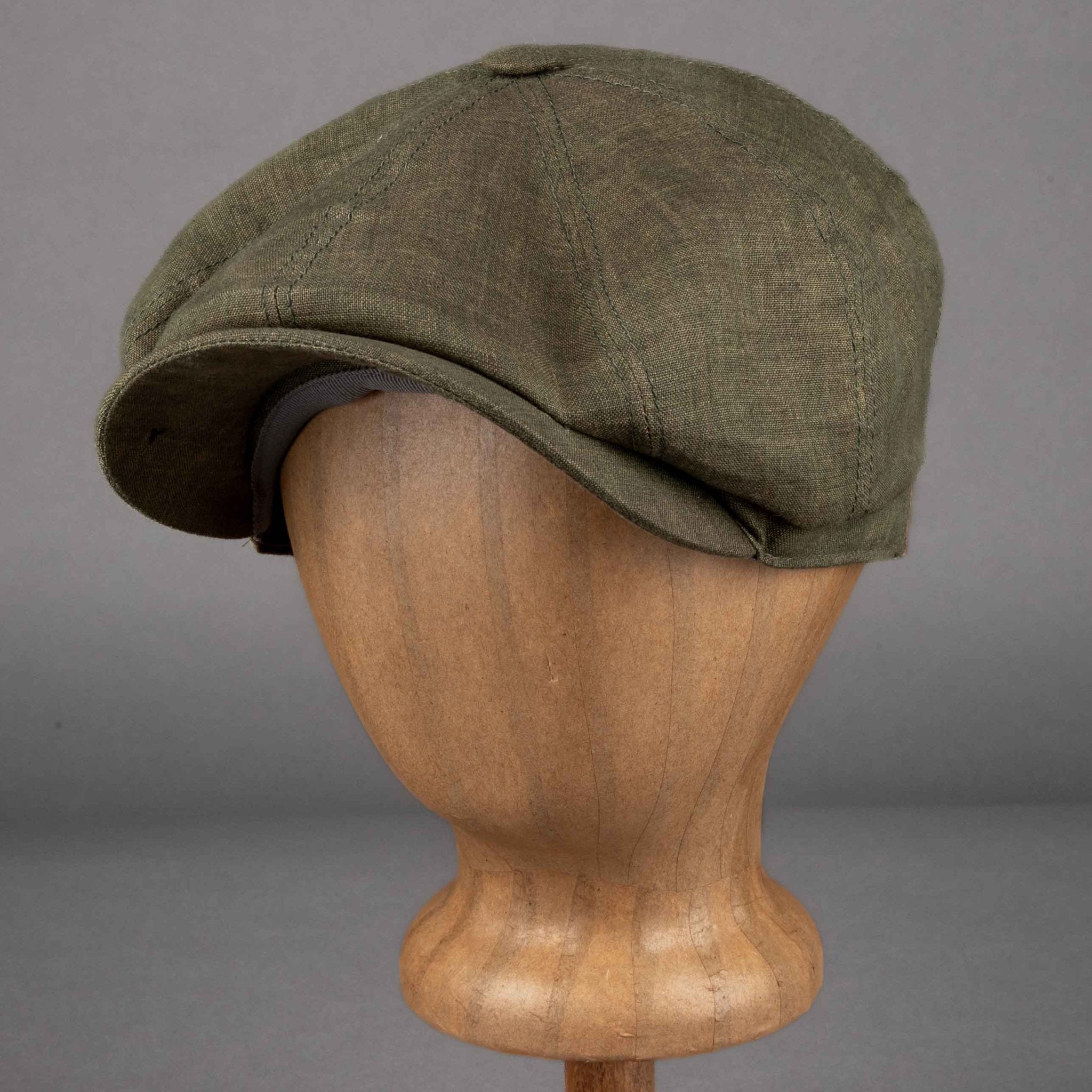 StetsonHatteras linen slider cap oliveCapBritish Parts Lucerne