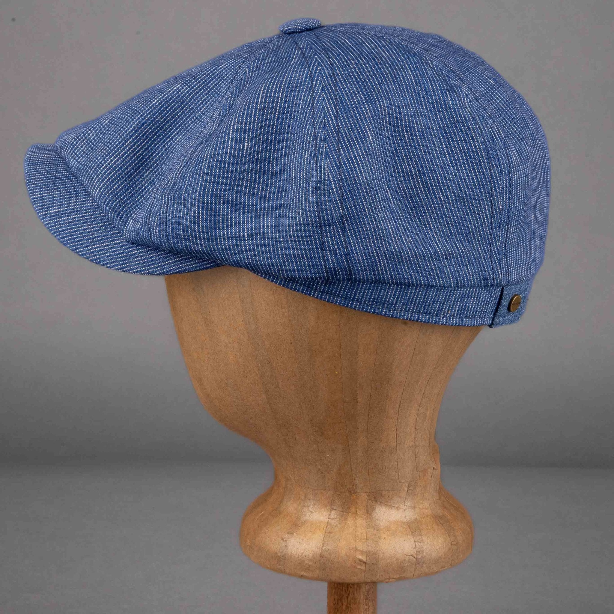 StetsonHatteras Linen Stripes slider cap blue with white stripesBritish Parts Lucerne