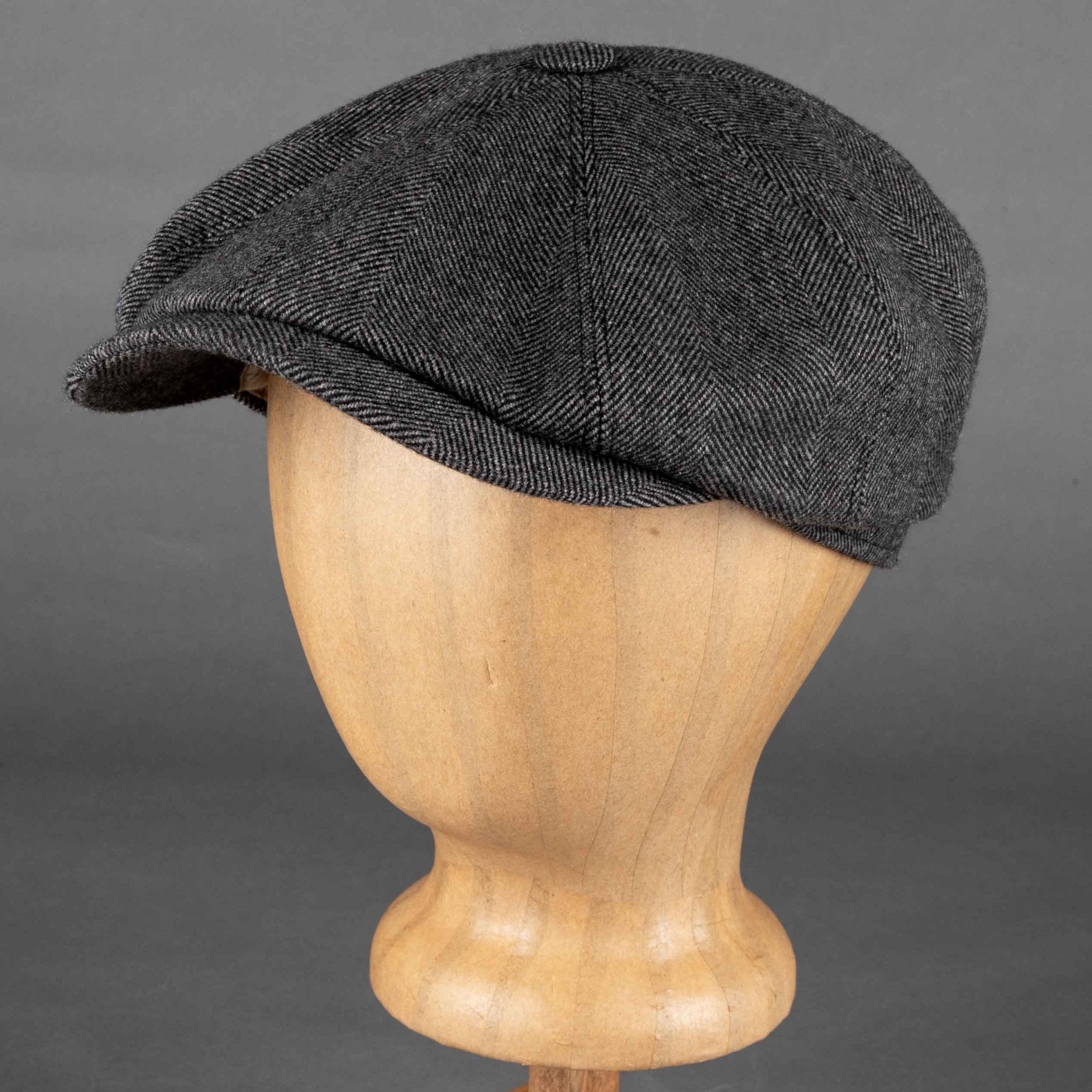 StetsonHatteras slider cap sustainable cashmere herringbone patternCapBritish Parts Lucerne