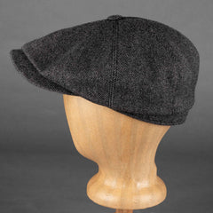 StetsonHatteras slider cap sustainable cashmere herringbone patternCapBritish Parts Lucerne