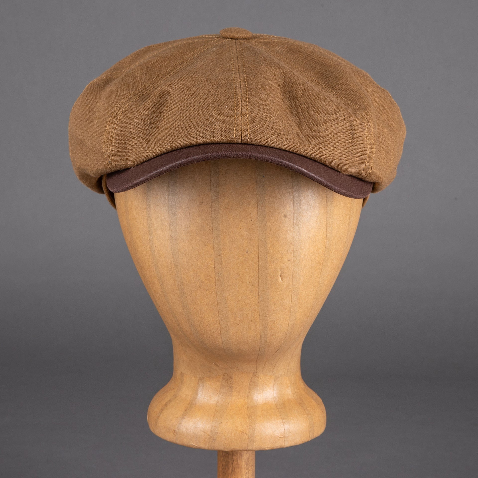 StetsonHatteras Waxed Cotton / Linen slider cap Dusty GoldCapBritish Parts Lucerne