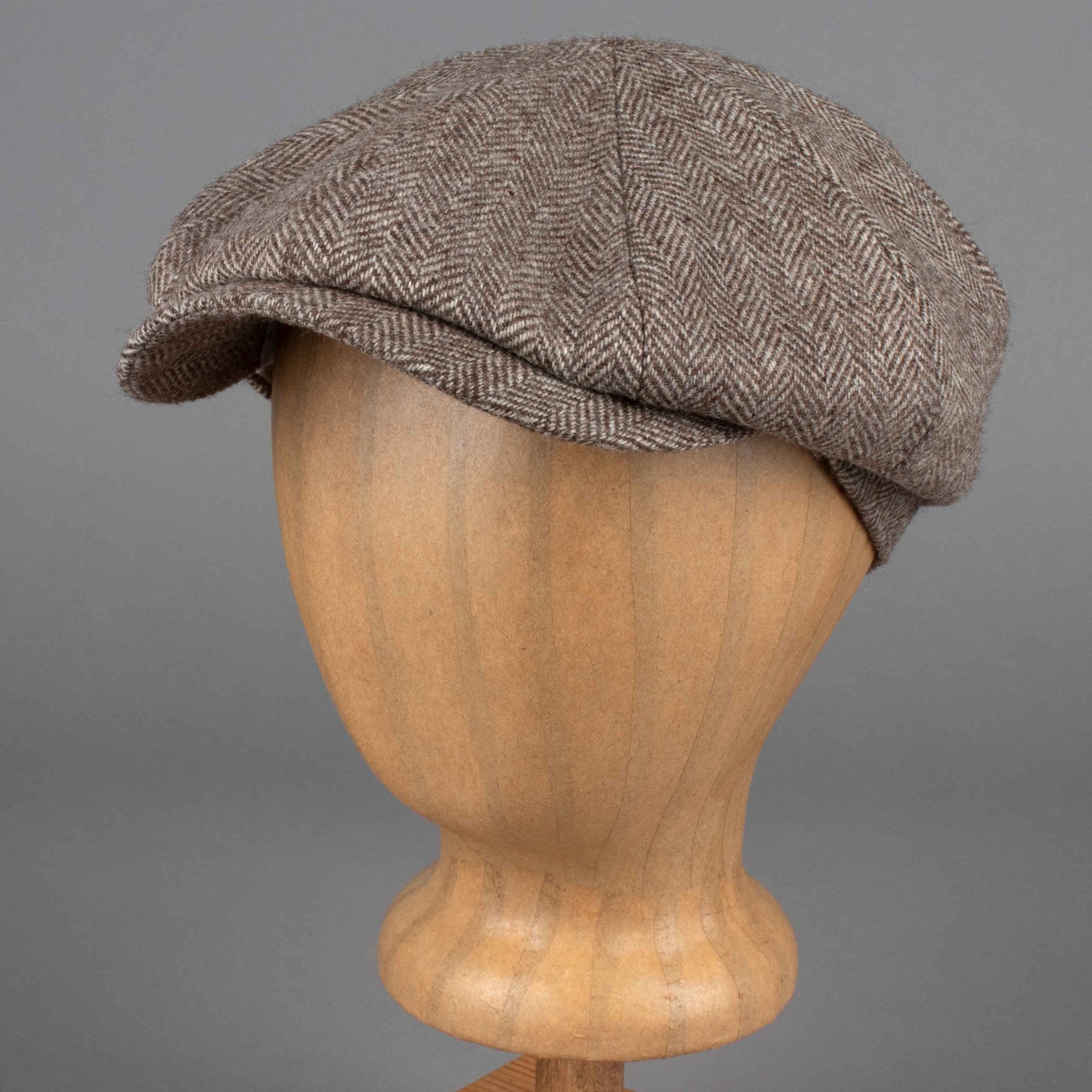 StetsonHatteras wool herringbone pattern undyedCapBritish Parts Lucerne