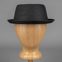 StetsonPork Pie Toyo straw hat blackHatBritish Parts Lucerne