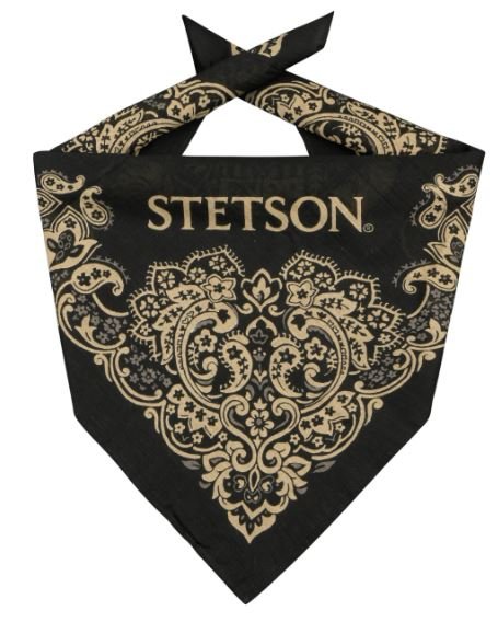 StetsonStetson Bandana Cotton blackScarfBritish Parts Lucerne