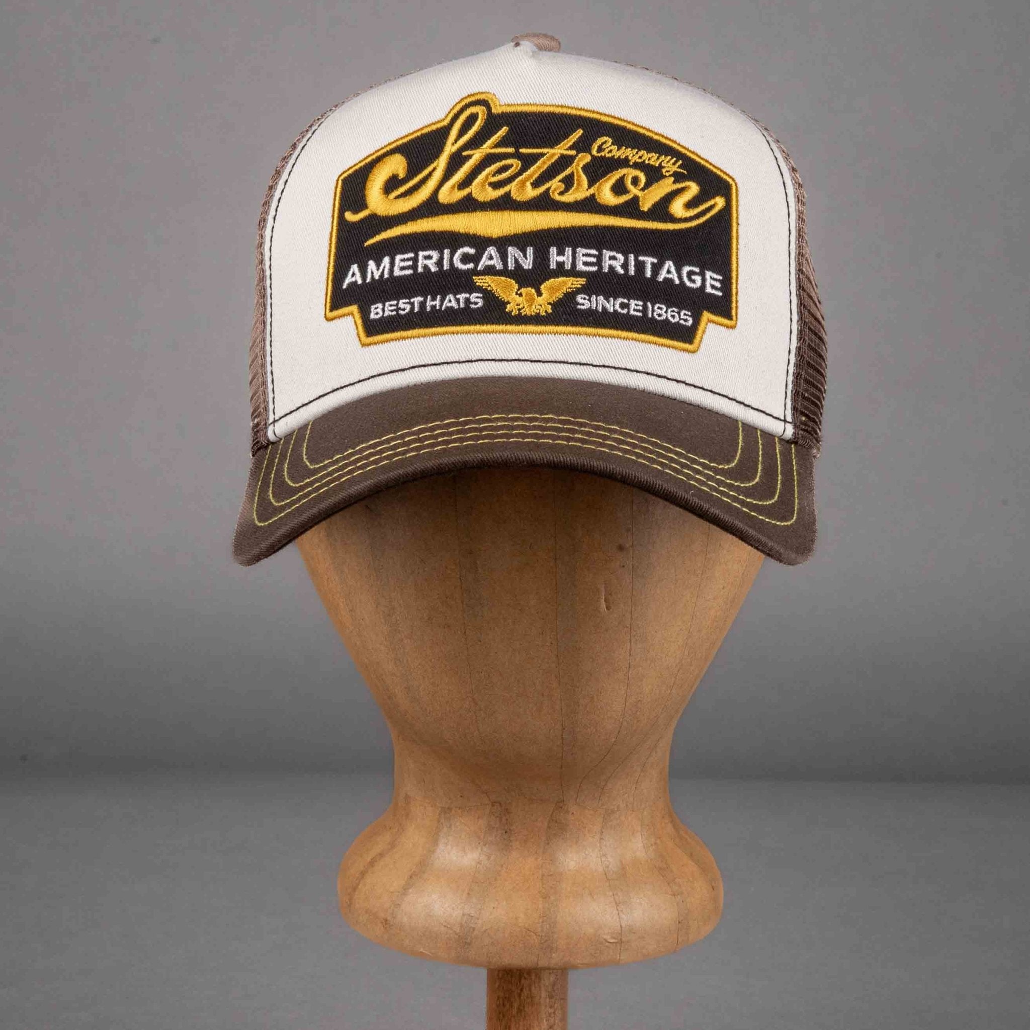 StetsonTrucker Cap American Heritage BrownTrucker CapBritish Parts Lucerne