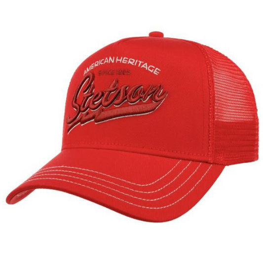 StetsonTrucker Cap American Heritage Classic Fire RedTrucker CapBritish Parts Lucerne