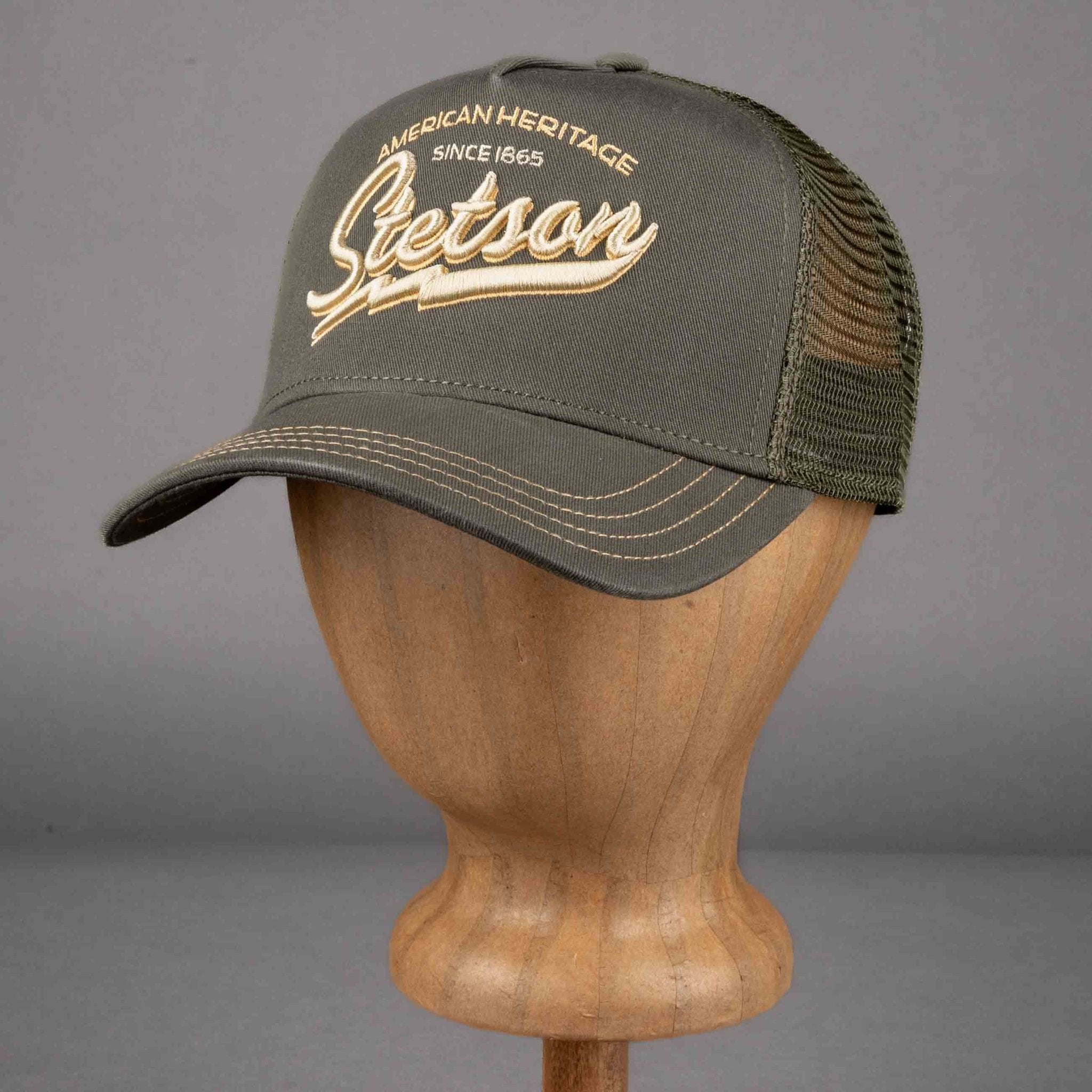 StetsonTrucker Cap American Heritage Classic oliveTrucker CapBritish Parts Lucerne