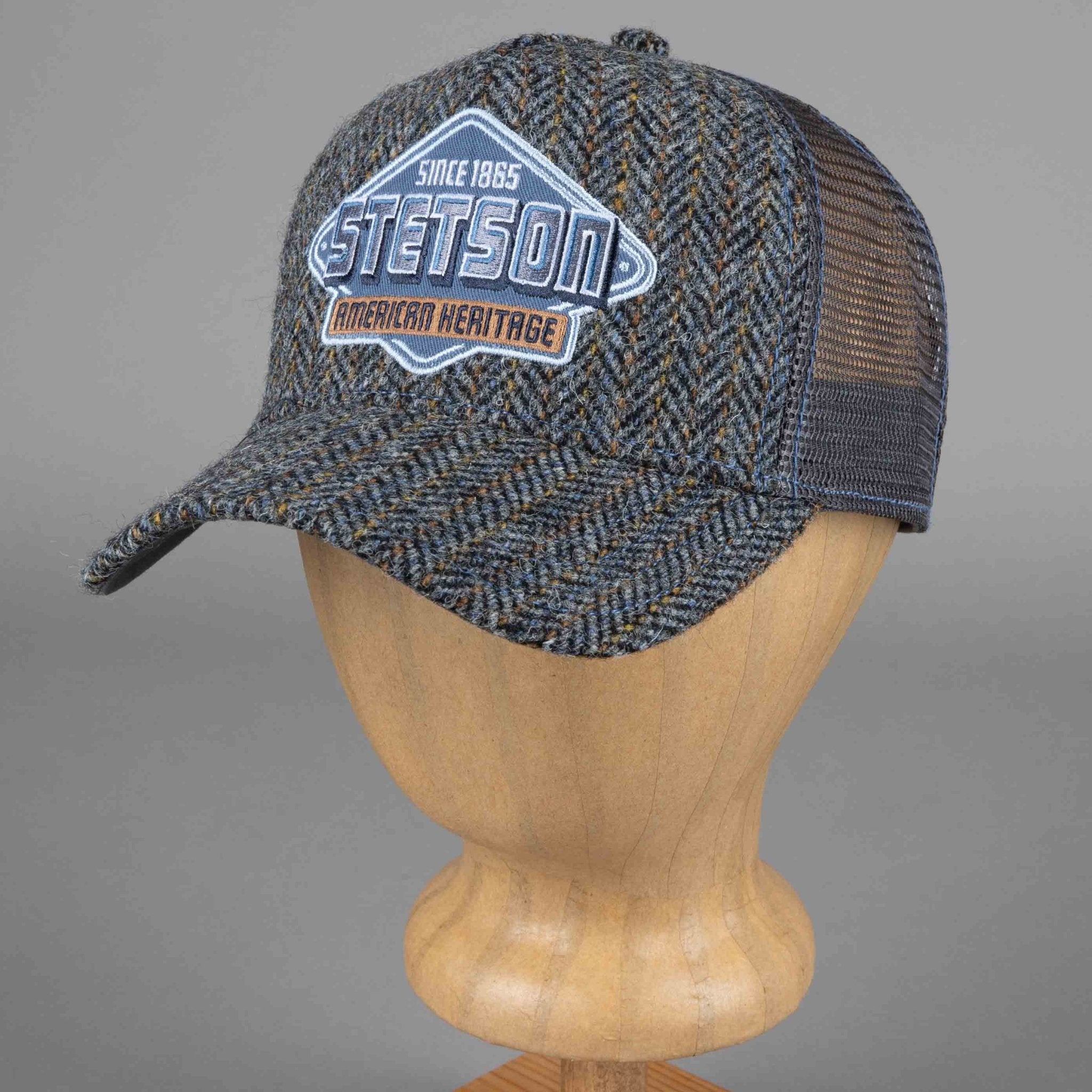 StetsonTrucker Cap Harris TweedTrucker CapBritish Parts Lucerne