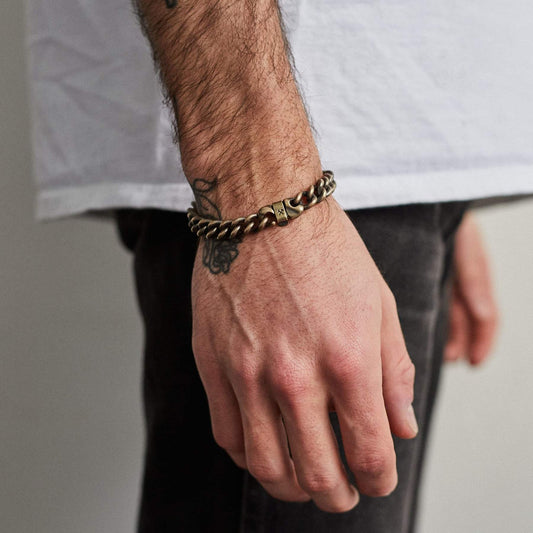 Studebaker Metals "Signature" Bracelet - Brass BraceletBraceletBritish Parts Lucerne