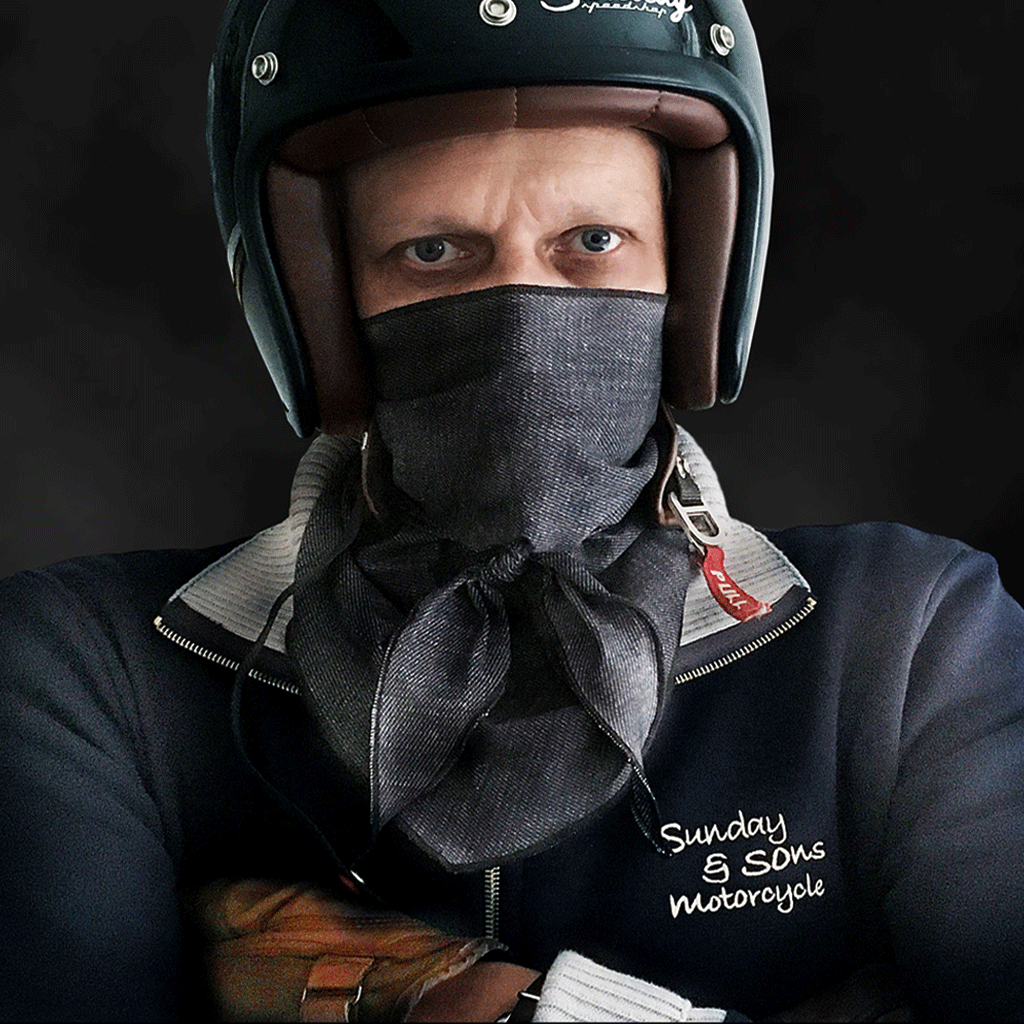 Sunday SpeedshopGrizzly Noir neckerchiefBritish Parts Lucerne