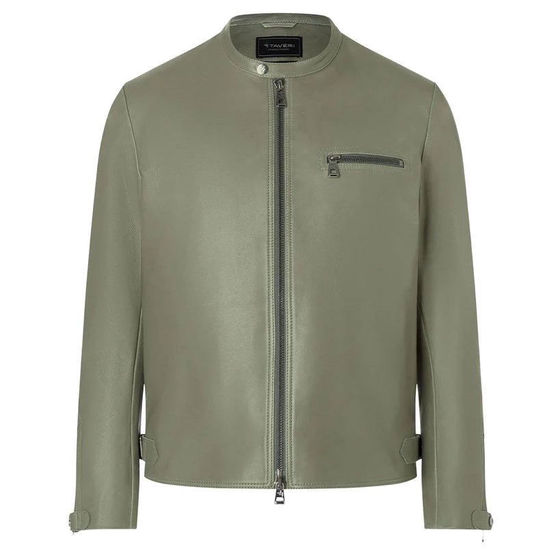 Taveri MotoClassic Biker Jacket Motorcycle Jacket GreenMotorcycle JacketBritish Parts Lucerne