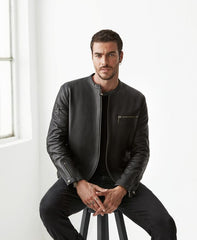 Taveri MotoClassic Biker Jacket Motorcycle Jacket blackMotorcycle JacketBritish Parts Lucerne