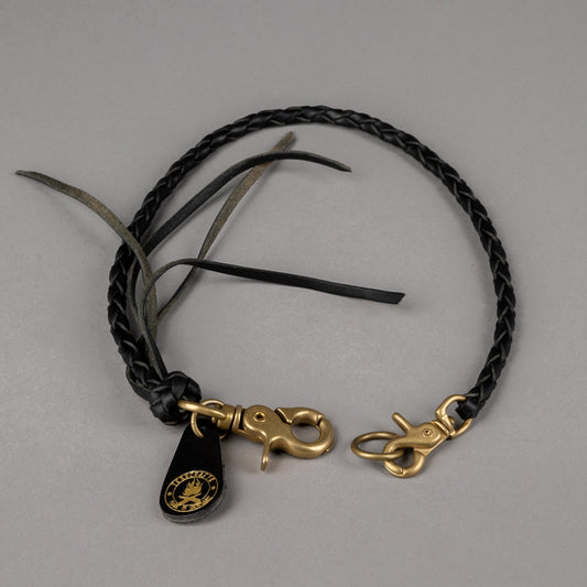 TexucraftsBraided wallet rope in blackWalletchainBritish Parts Lucerne