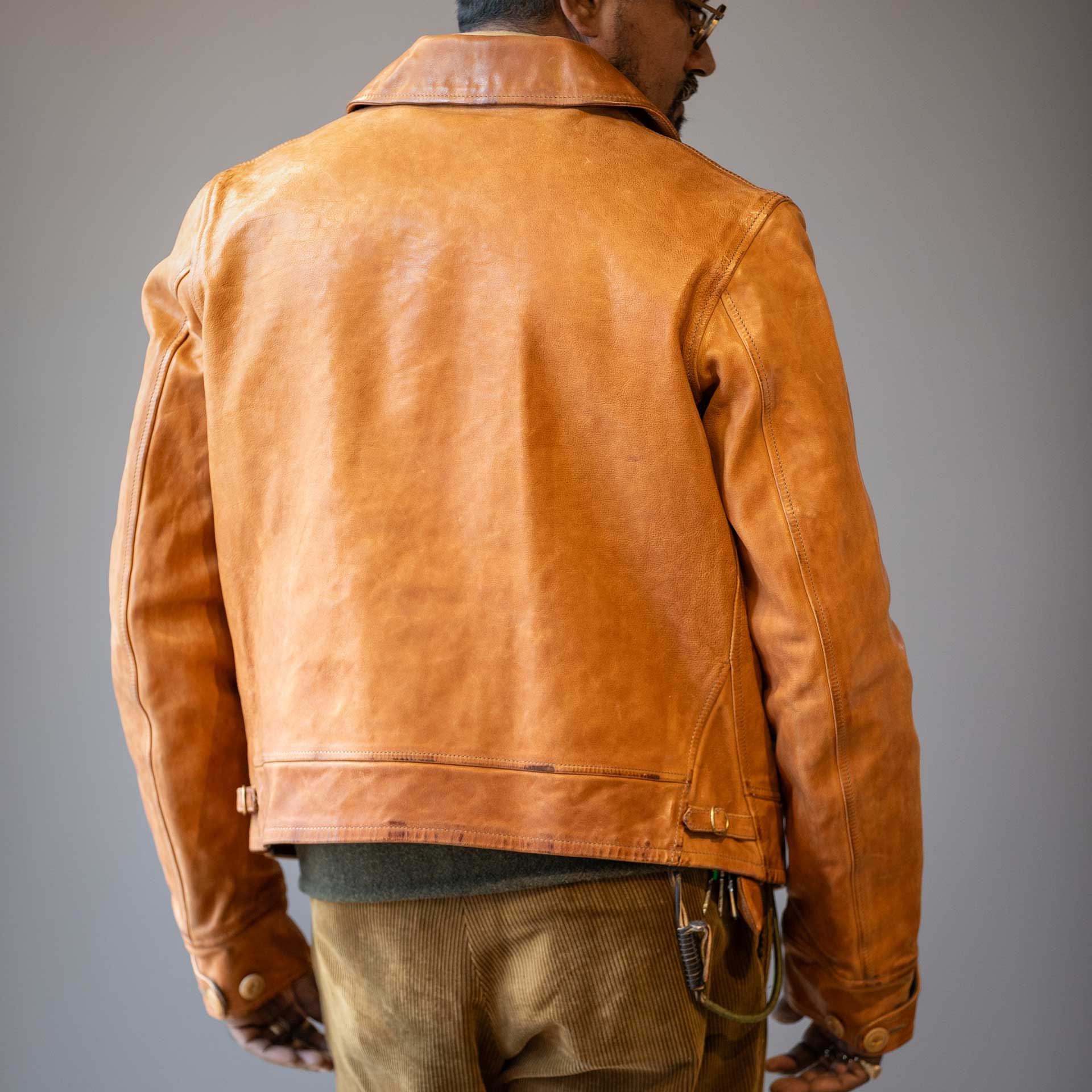 Thedi LeathersMTC - 127913 Buffalo leather jacket CognacJacketsBritish Parts Lucerne